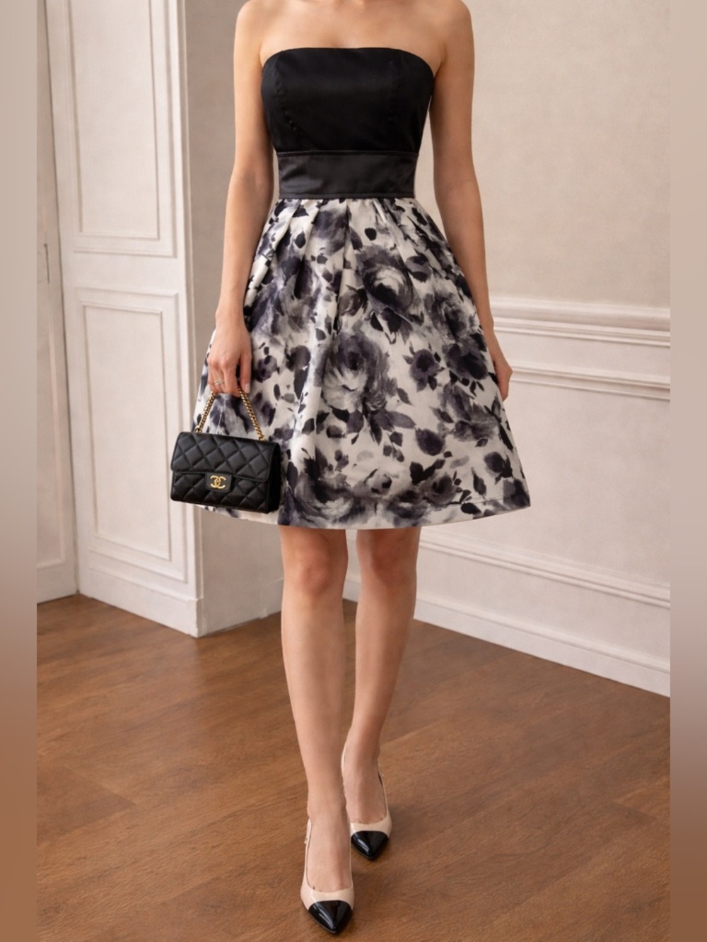 Y2K Strapless Cocktail dress